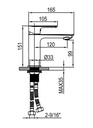 EMPOLO 72 1101 single lever basin mixer waste
