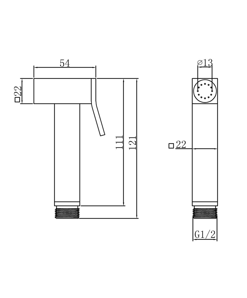 EMPOLO BSP010 Spray with base and 1.2m hose