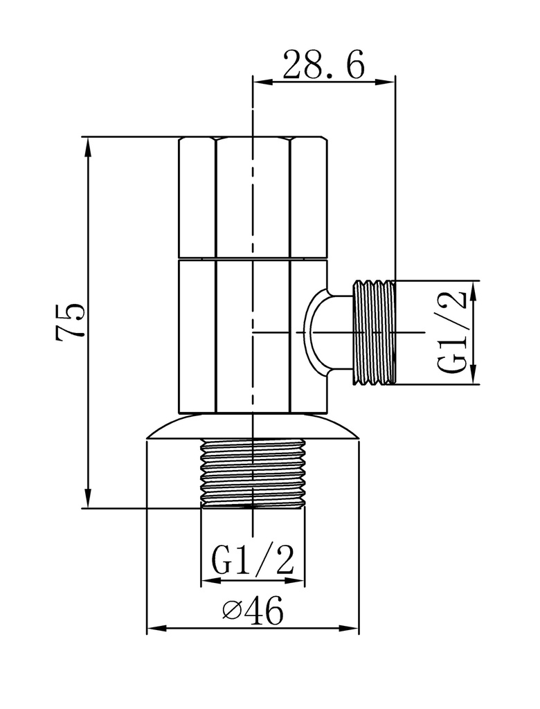 EMPOLO JF110 Angle valve
