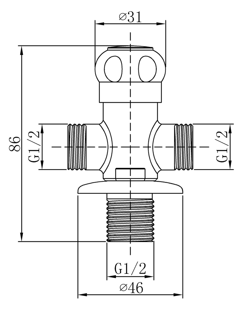 EMPOLO JF113 Angle valve