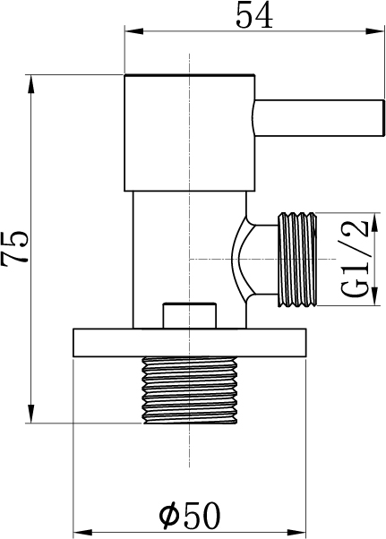 EMPOLO JF103G	Angle valve	gold