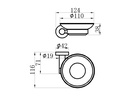 EMPOLO 93906MB	soap dish holder	matt balck
