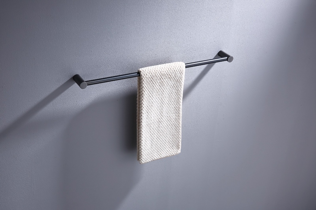 97101GM 60cm single towel bar	gun metal
