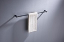 97101GM 60cm single towel bar	gun metal