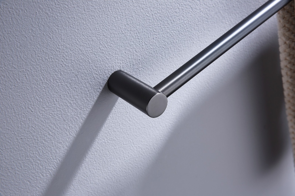 97101GM 60cm single towel bar	gun metal