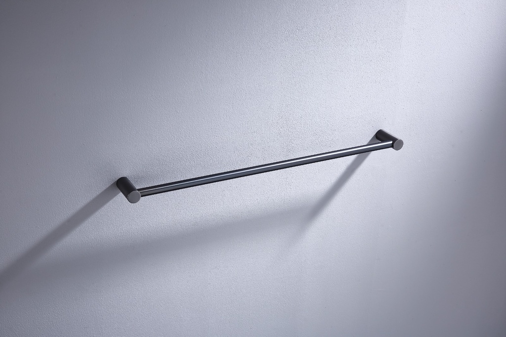 97101GM 60cm single towel bar	gun metal