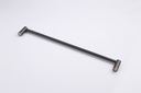 97101GM 60cm single towel bar	gun metal