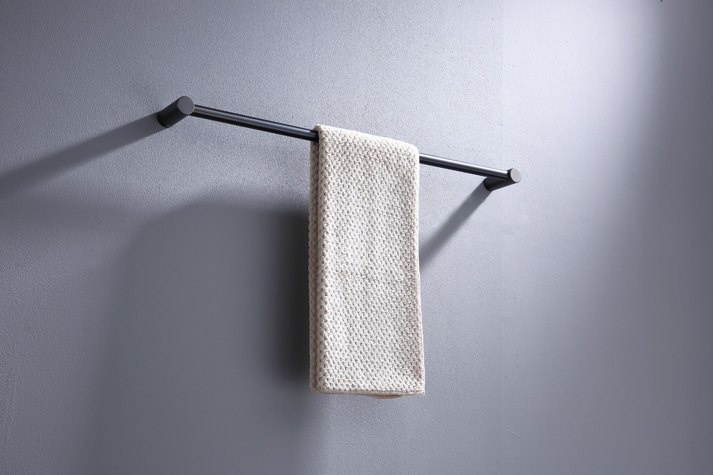 97101GM 60cm single towel bar	gun metal