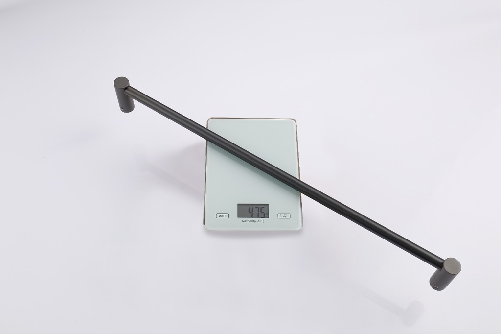97101GM 60cm single towel bar	gun metal