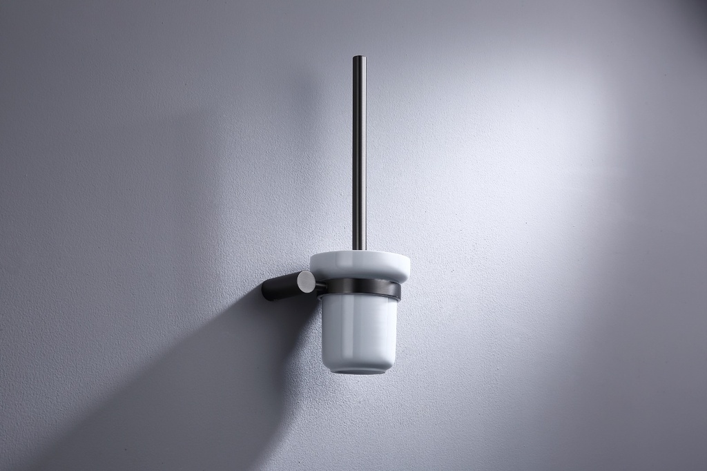 EMPOLO 97110GM	toilet brush holder	gun metal