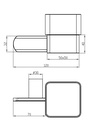 EMPOLO 97205G	tumbler holder	gold