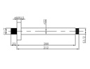 EMPOLO SA011-20	"Shower arm 20*200MM"