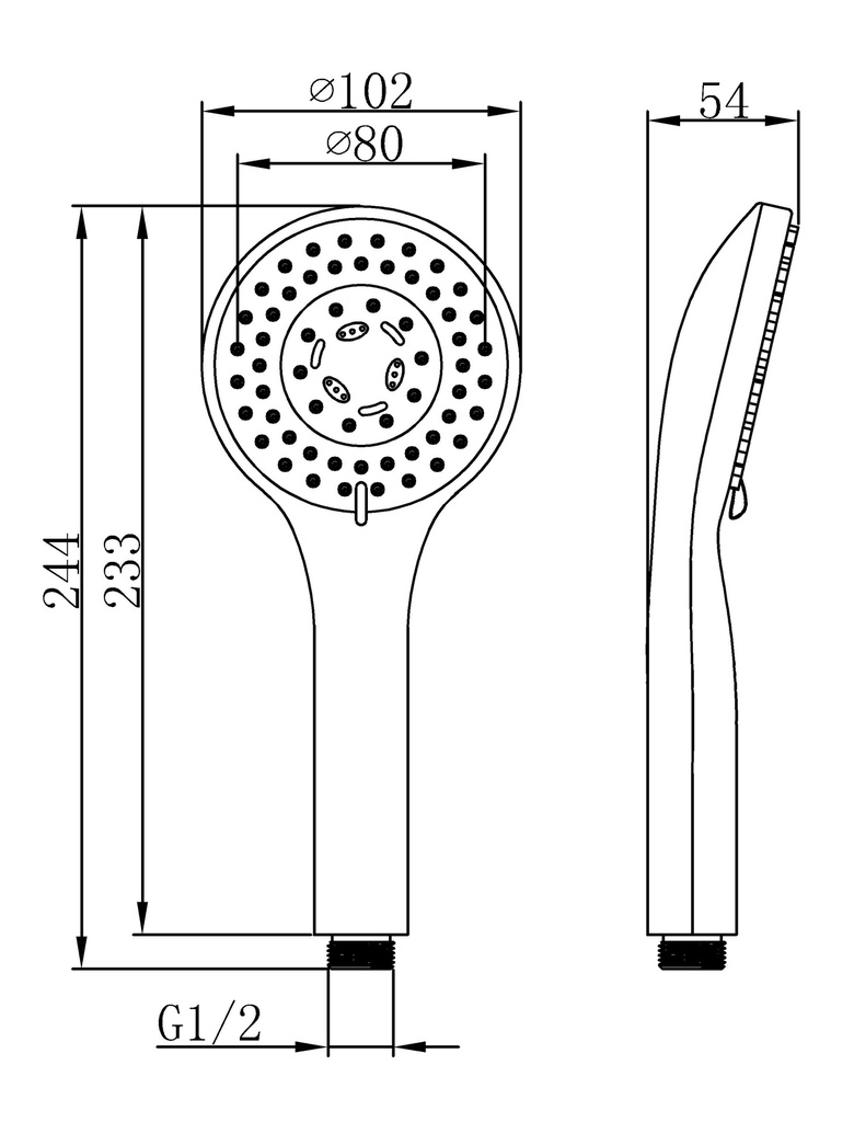 EMPOLO 81845	abs hand shower