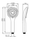 EMPOLO 81845	abs hand shower