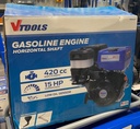 VTOOLS VG420 ENGINE 420cc gasoline engine,recoil start,color box