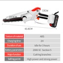 6" portable chainsaw cordless