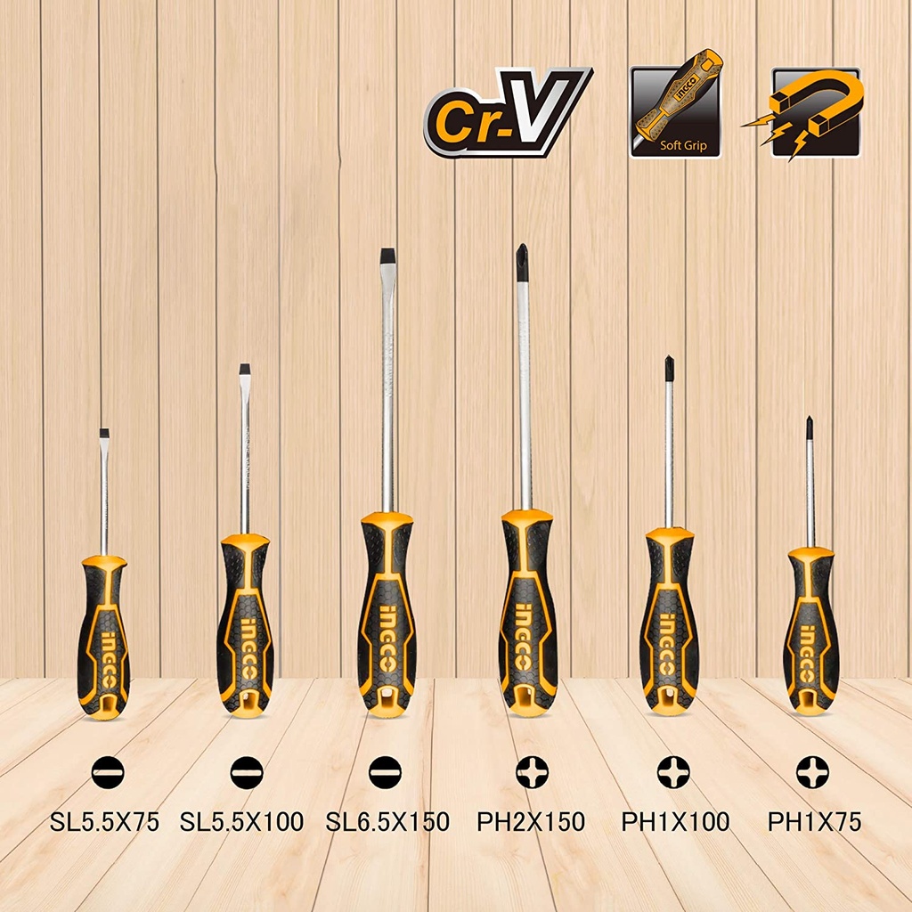 HKSD0628  6 Pcs screwdriver set