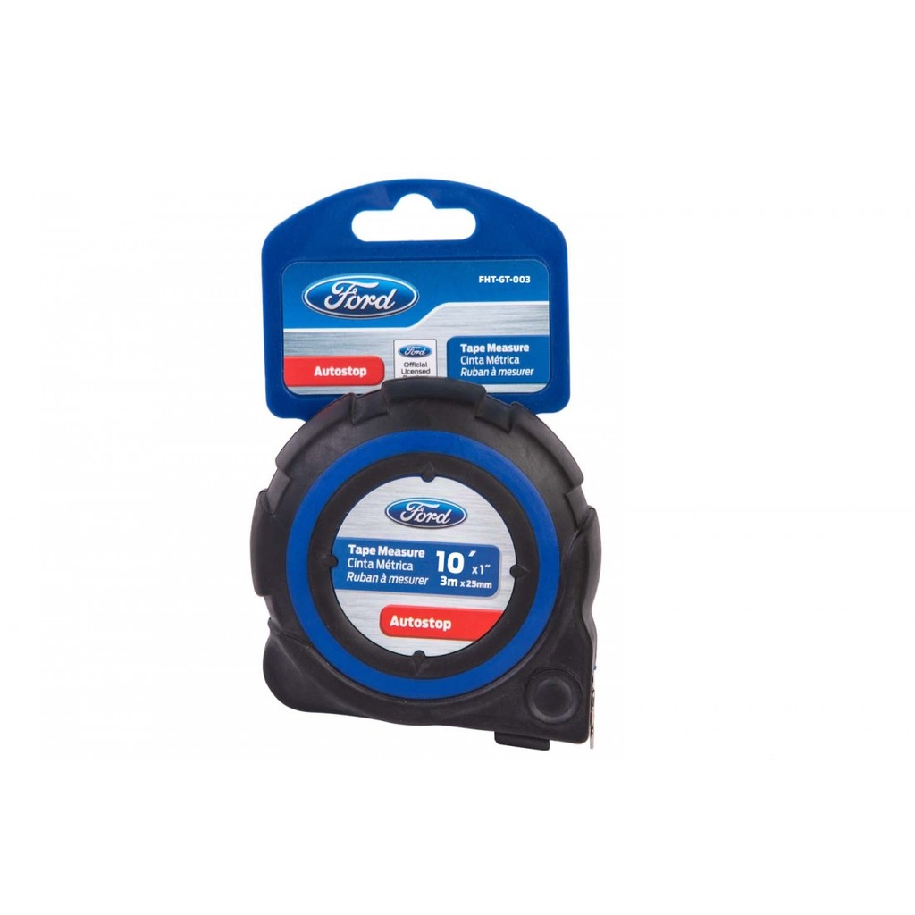 FHT-GT-003 TAPE MEASURE,3MX25MM,AUTO STOP, PLASTIC CARD PACK
