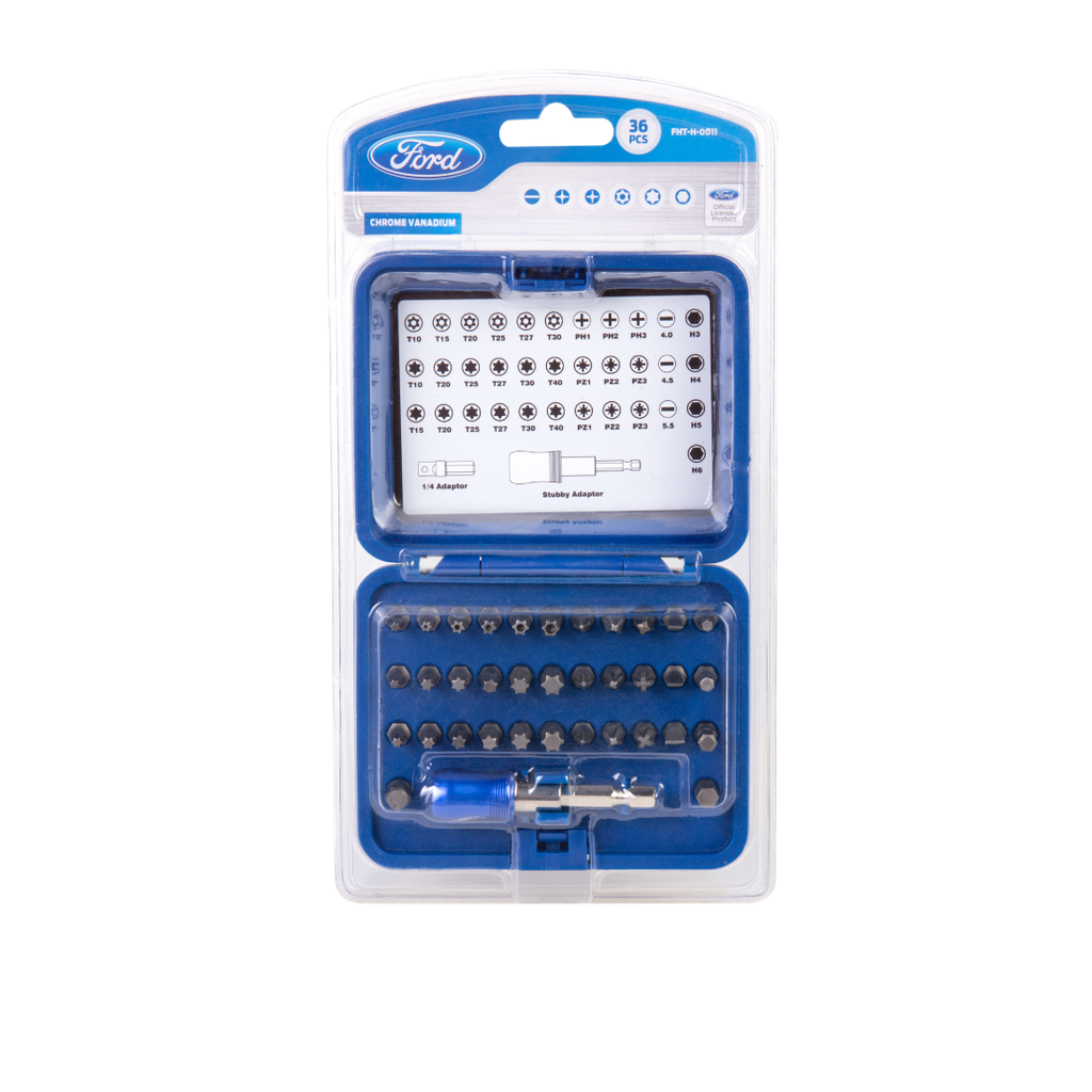 FHT-H-0011 SCREWDRIVER BITS 36PCS SET