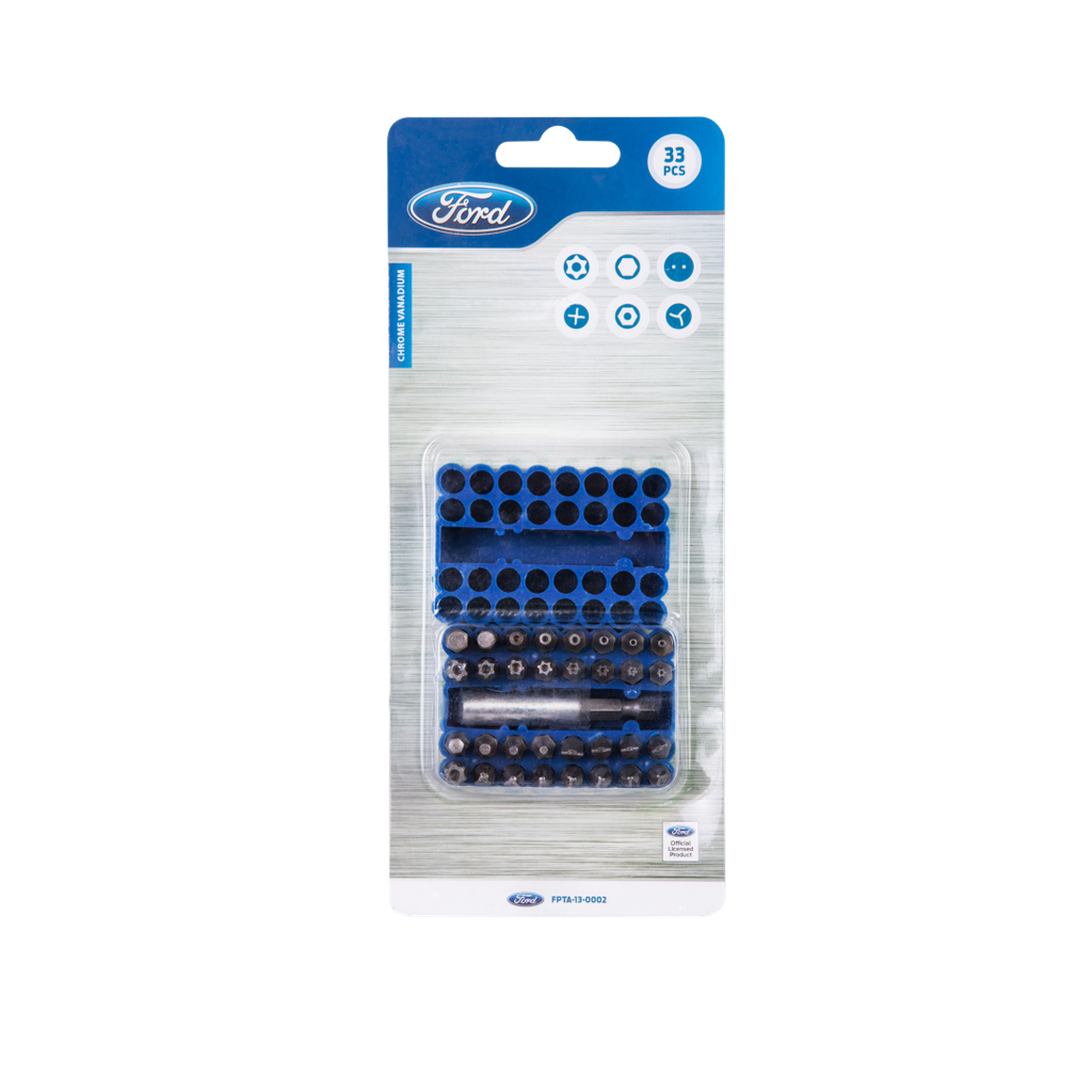FPTA-13-0002 SCREWDRIVER BITS 33PCS SET