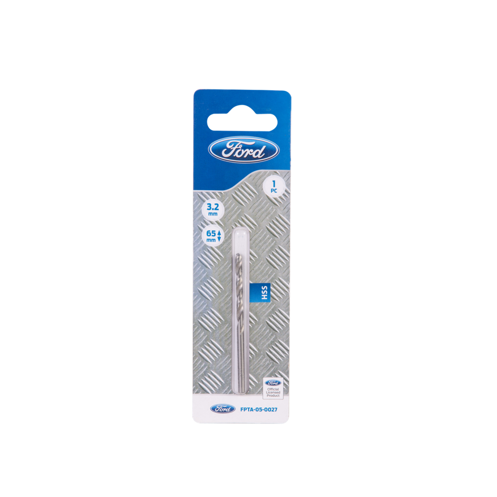 FPTA-05-0027 HSS METAL DRILL,3.2MM