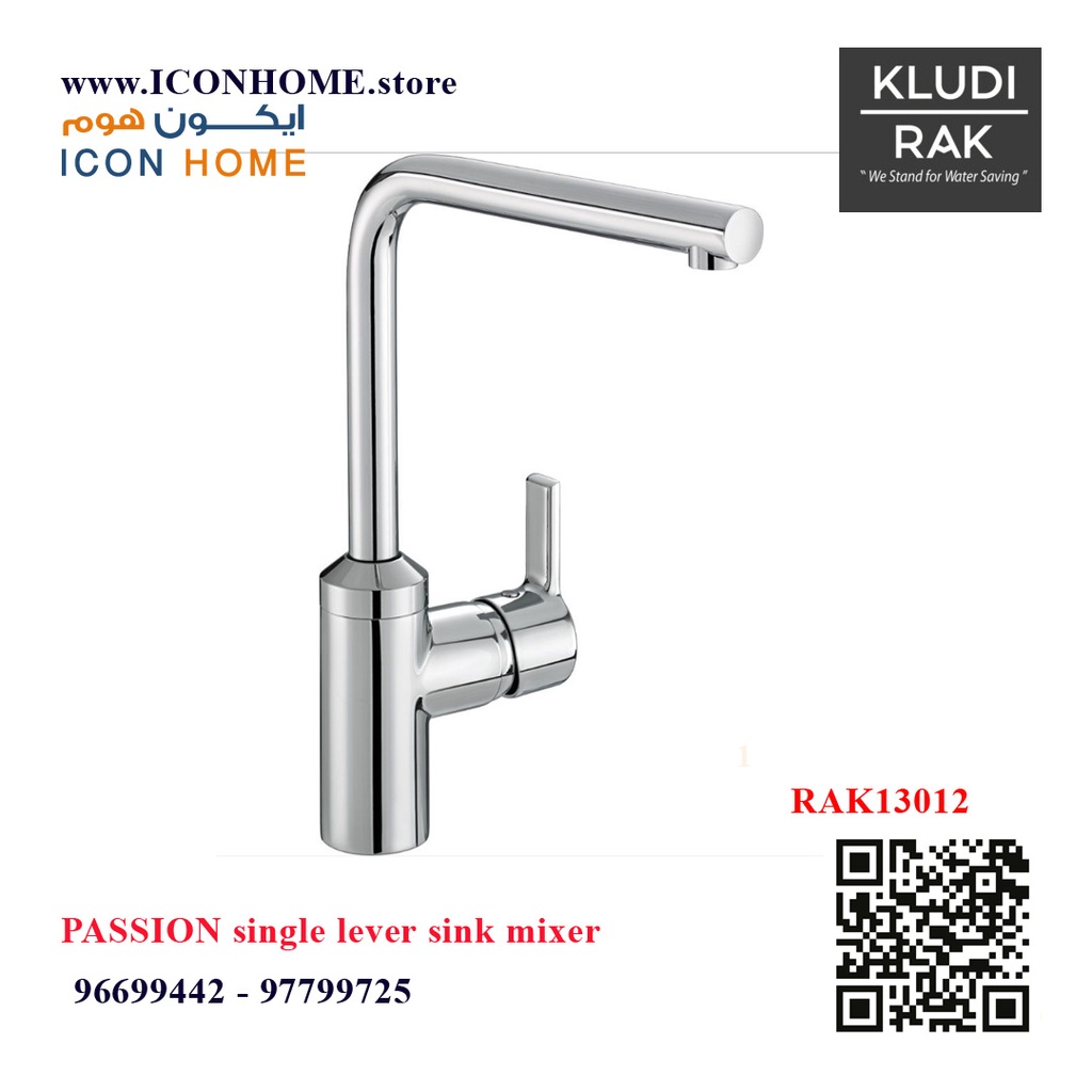 RAK13012-09  PASSION single lever sink mixer