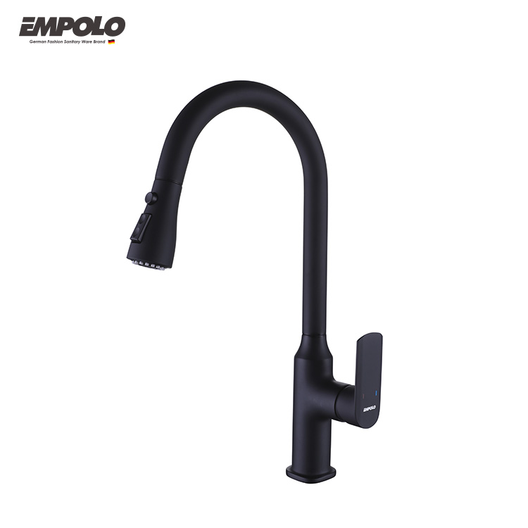 EMPOLO 72 2101MB single lever kitchen mixer matt black