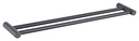 97108GM 60cm double towel bar	gun metal