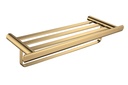 EMPOLO 97215G double bathtowel shelf	gold