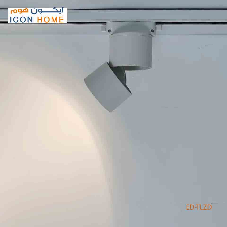 ED-TLZD-20W ICONHOME Clear Mounted Track Light Black 