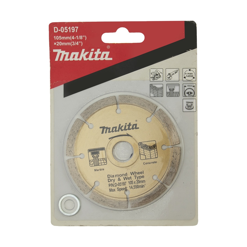 Makita D-05197 : Diamond Wheel 4" 