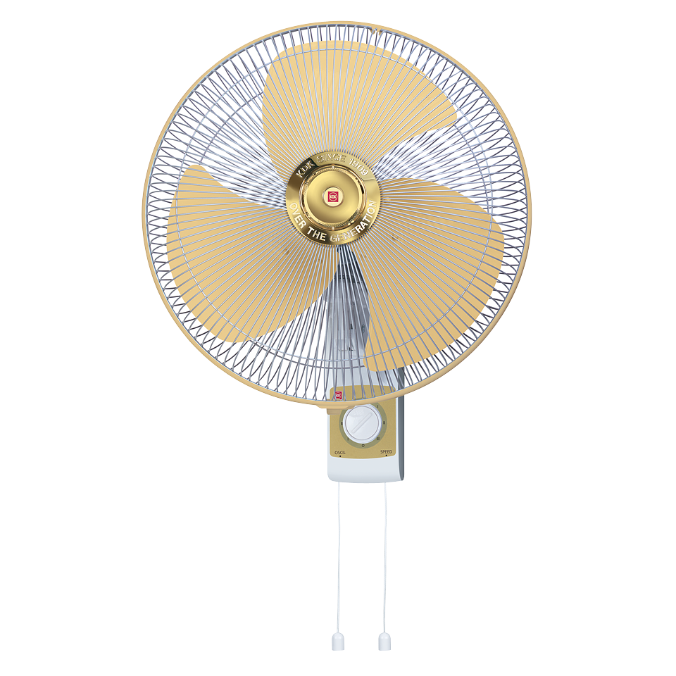 KDK M40C METAL 3SPD PULL CORD WALL FAN