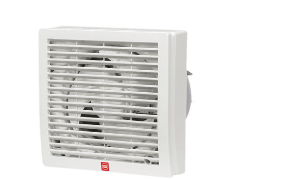 KDK 15WHCT 6"SQ WITH SHUTTER