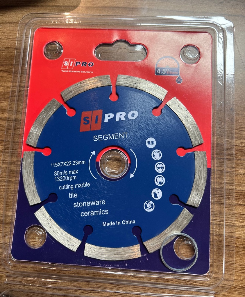 si proDIAMOND CUTT DISK 115MM 4.5 SEGMENTED 