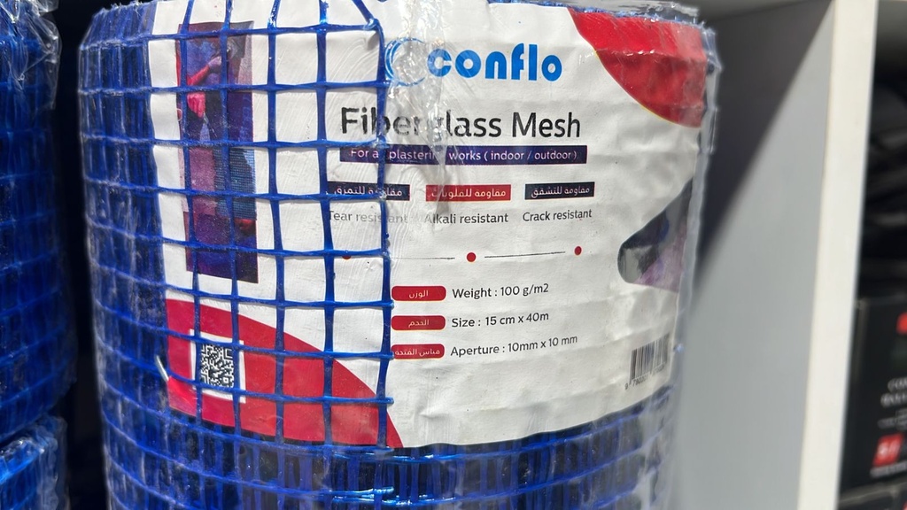 CONFLO FIBER MESH BLUE 6"*40M 100G M/D