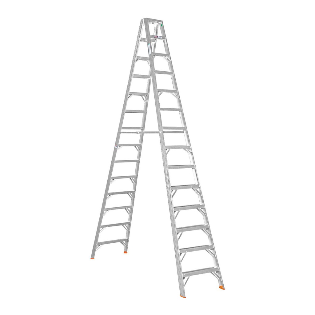MAZAYA LADDER DOUBLE 14 STEPS WARRANTY 5 YYEARS
