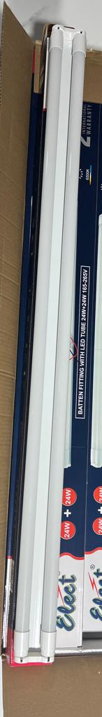 LED 4FT DOUBLE FITTING WITH TUBE ROD-ML-D-24W ELECT