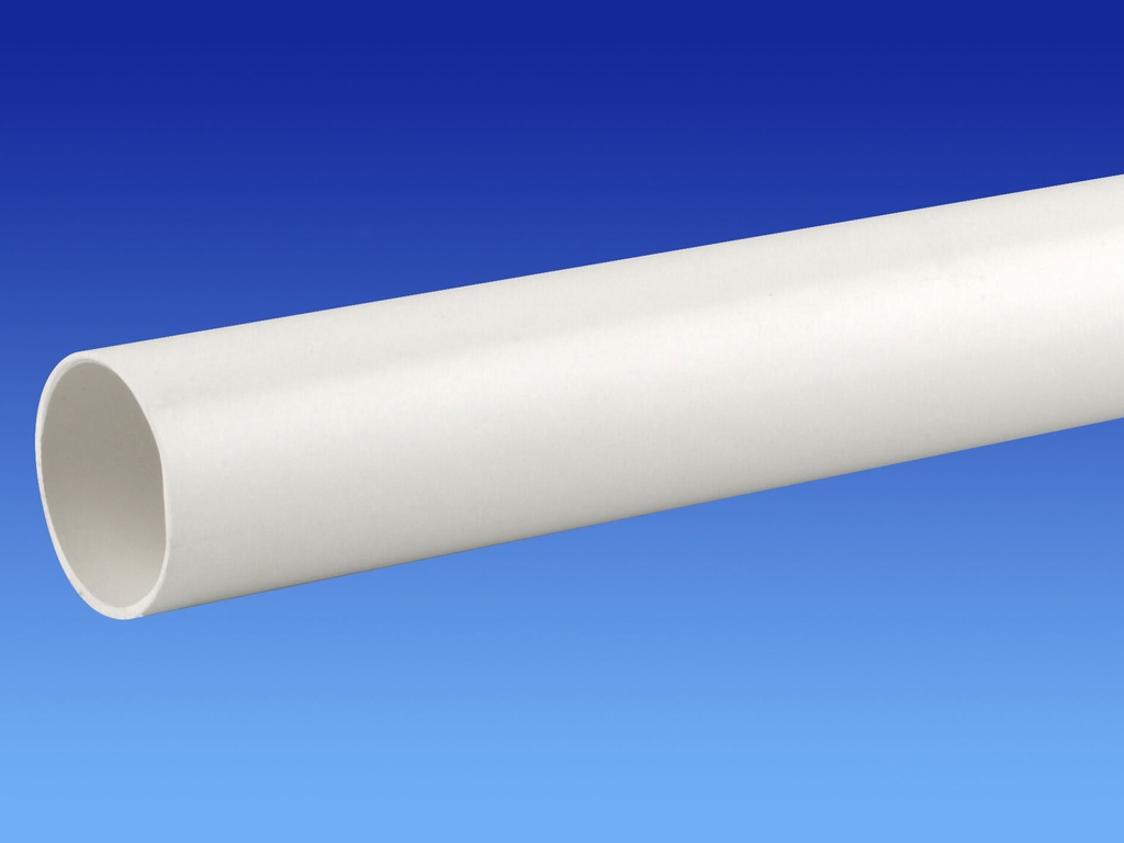 WASTE PIPE BS 5255 STD WHITE 2" X 4M