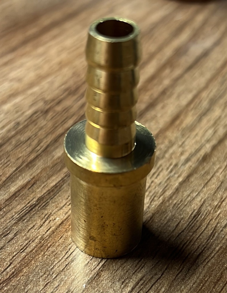 BRAZING NUT WITH LOCK 12.6