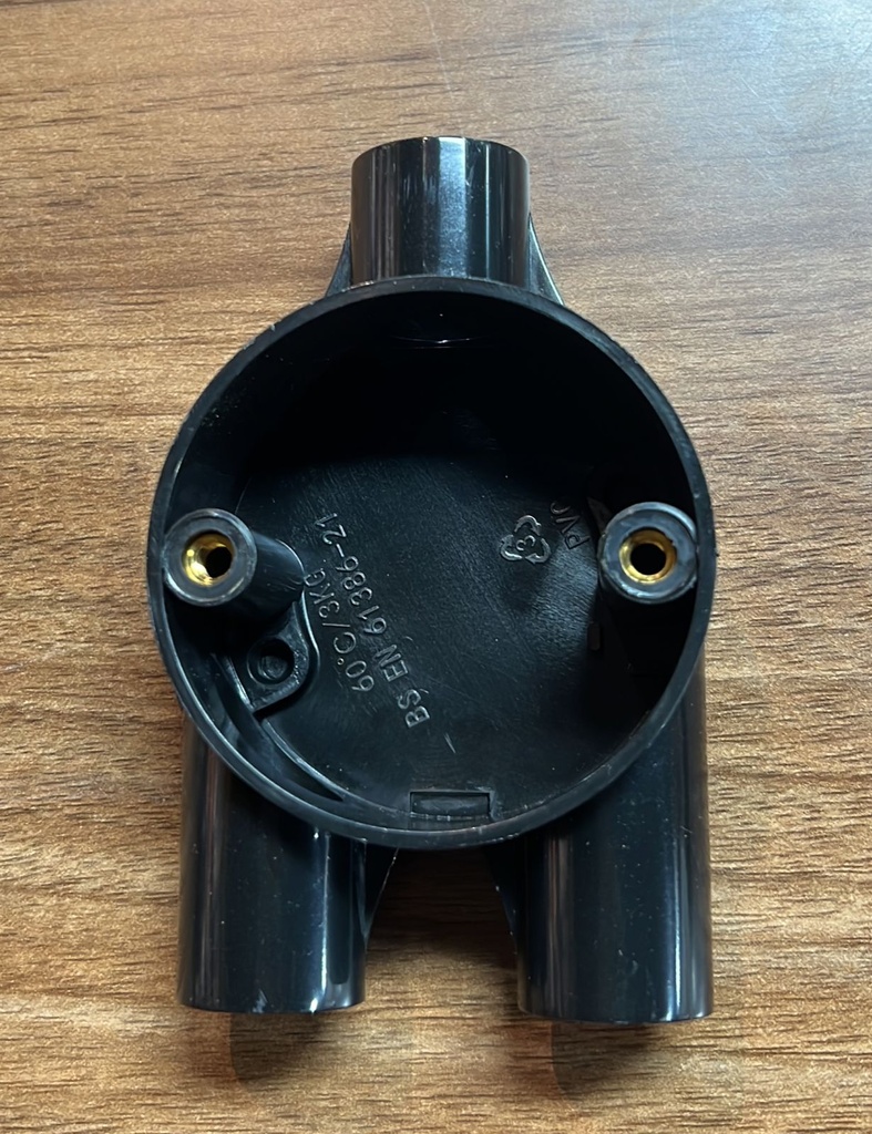 UPVC BS JUNCTION BOX Y WAY 19MM