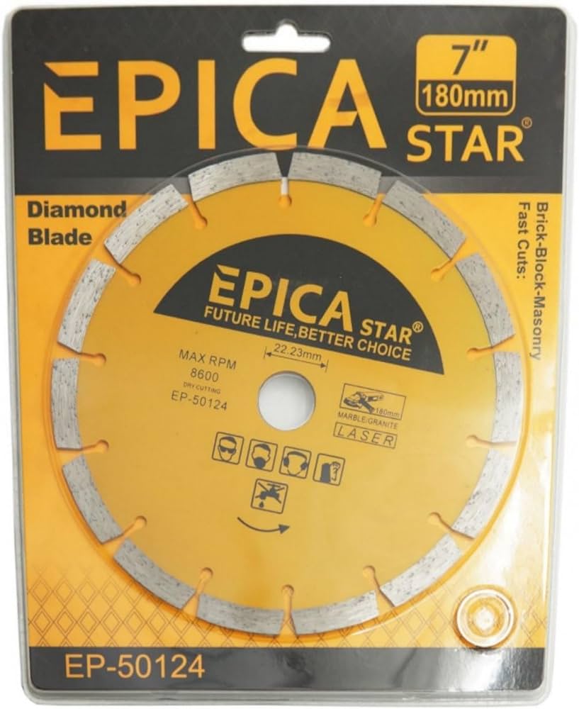 EP-10040 DIAMOND BLADE 7"X7MM EPICA