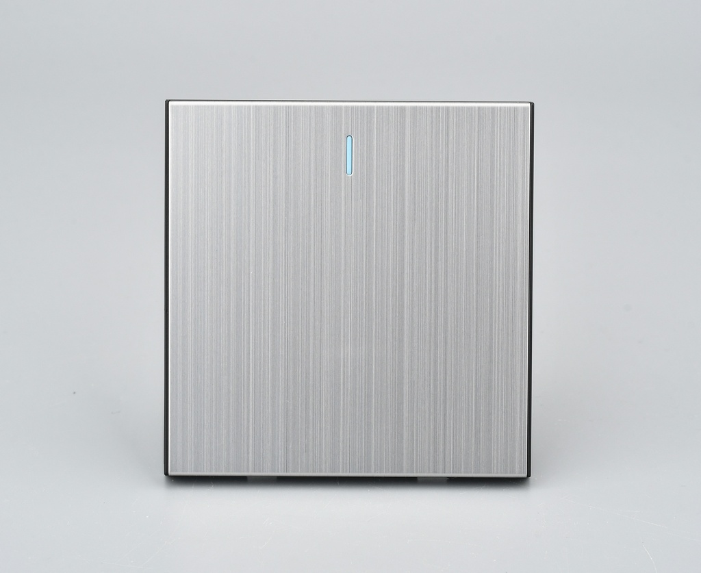 KS15-002 ICON HOME Silver 1gang 2way switch