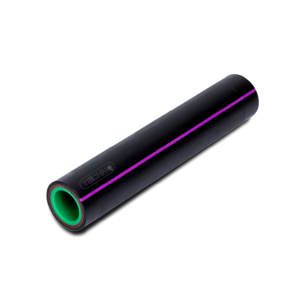 PN 20 TECHNO PPR MULTILAYER PIPE 32MM X 4M BLACK
