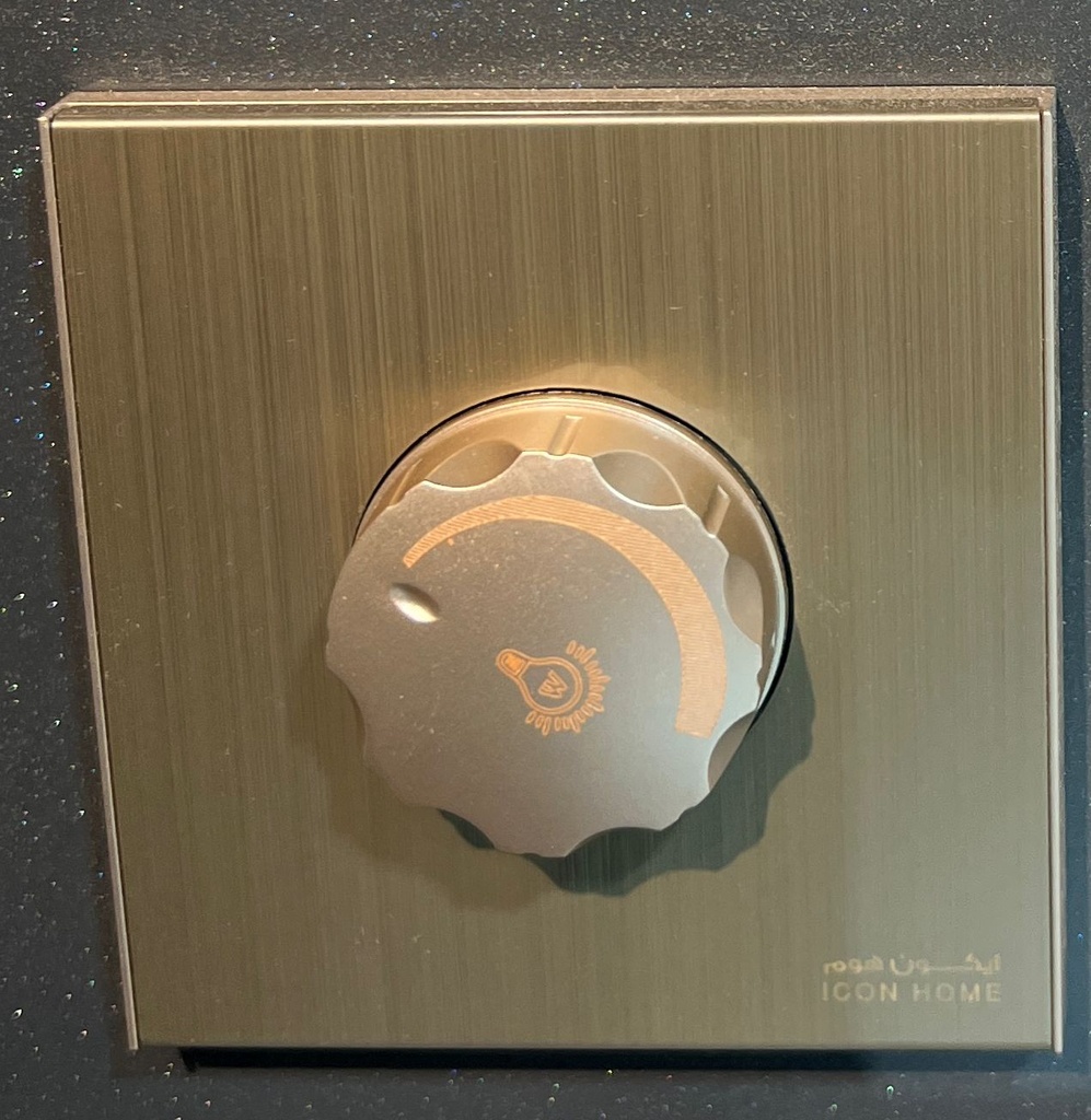 KS15-035 GOLD ICON HOME LIGHT DIAMMER SWITCH