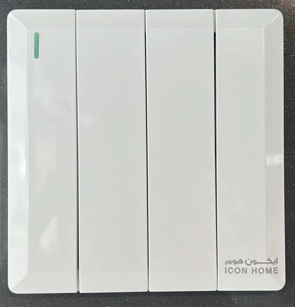 S7.1-008 ICON HOME 4GANG 2 WAY SWITCH