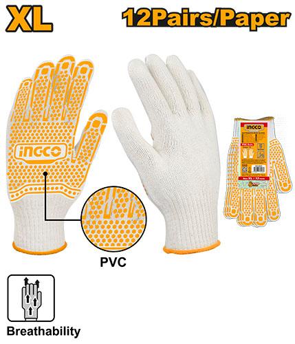 HGVK05 KNITTED & DOTS GLOVES