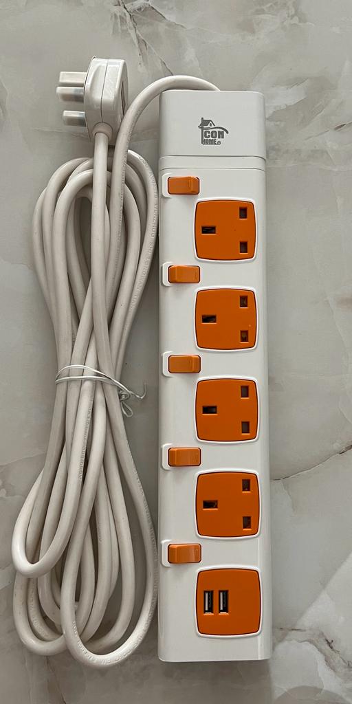 ICON HOME Power Extension 804S-USB