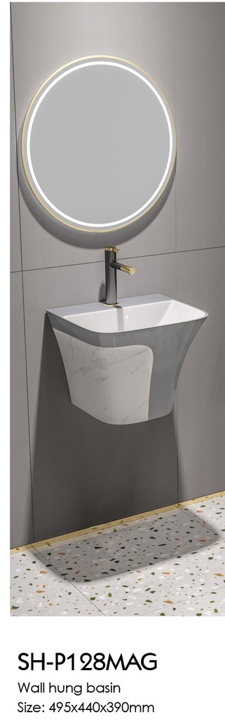 ICON HOME SH-P128MAG WALL HANG BASIN