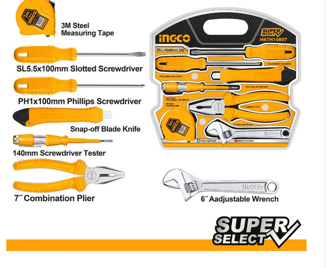 HKTH10807 7 PC hand tools set