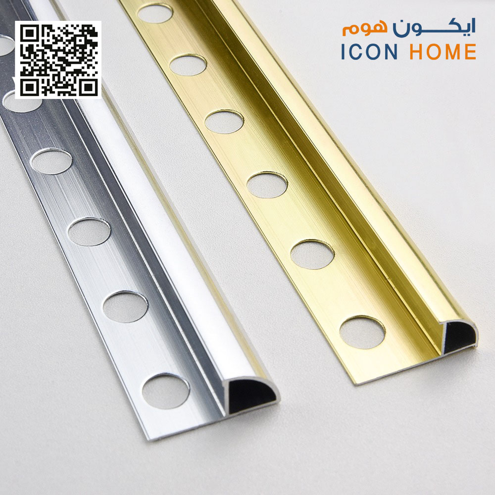ICON HOME CBK-74 Shiny Gold TILE TRIM CORNER
